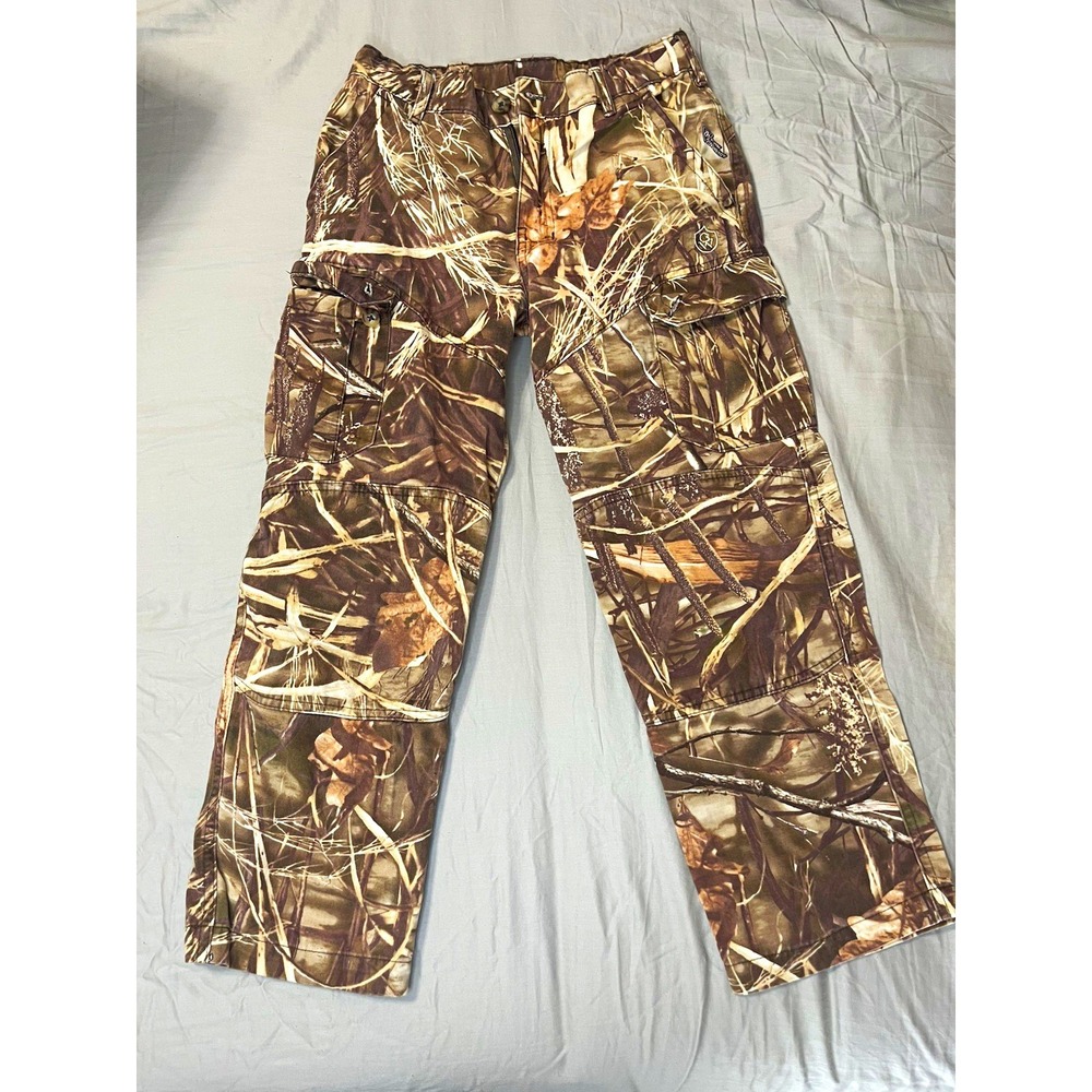 Game Winner Kids Camouflage Cargo Pocket Cotton Pants Brown/Tan Size 10